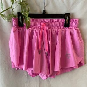 Pink Luogongzi Running Shorts